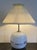 Holmegaard Sakura Table Lamp with Le Klint White Shade by Michael Bang for Holmegaard, Denmark, 1980s For Sale - Image 4 of 13