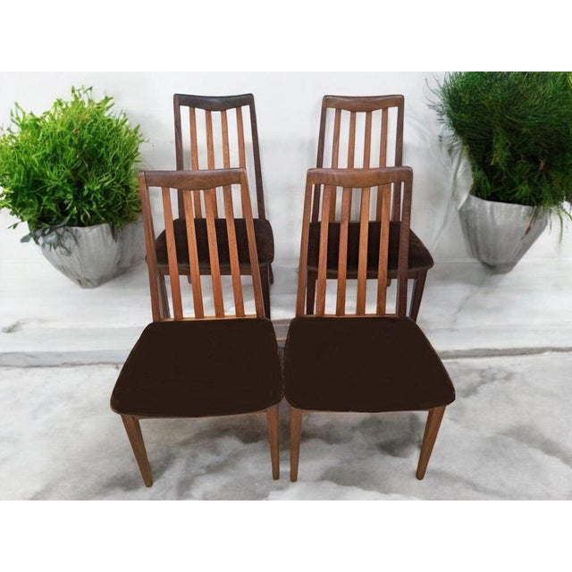 Mid-Century Modern Vintage Fresco Dining Chairs in Teak from G-Plan, 1970s, Set of 4 For Sale - Image 3 of 18