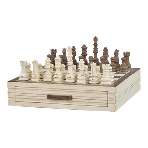 Antique Style Wooden Chess Board