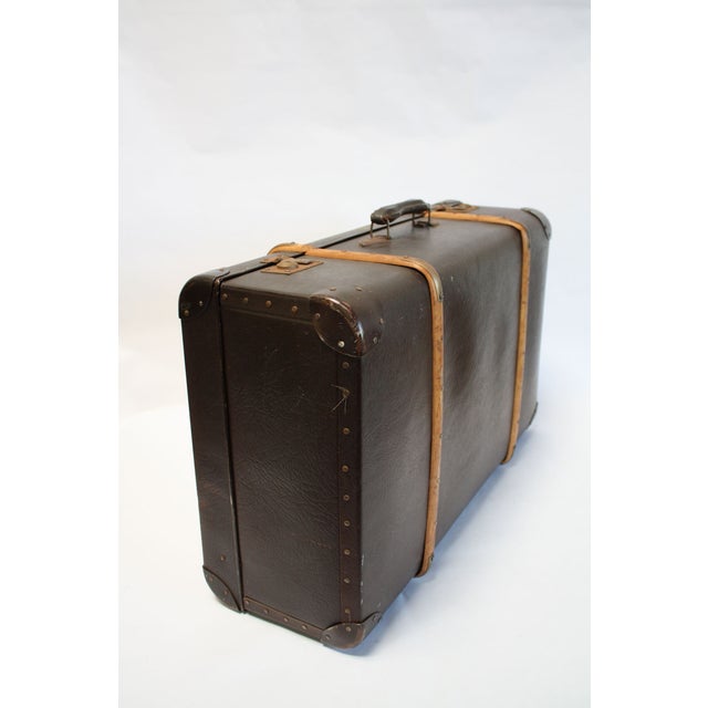 Antique German Suitcase Luggage Echt Vulkanfiber Chairish