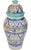 Early 20th Century Handmade Colorful Moroccan Ceramic-Art Lidded Vase For Sale - Image 4 of 12
