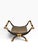Vintage Maitland-Smith Neoclassical Black & Gilt Curule Bench With Asian Calligraphy Upholstery For Sale - Image 9 of 14