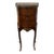 French Louis XV Style 3-Drawer Bedside / Side Table With a Marble Top and Gallery Tray, 19th Century For Sale