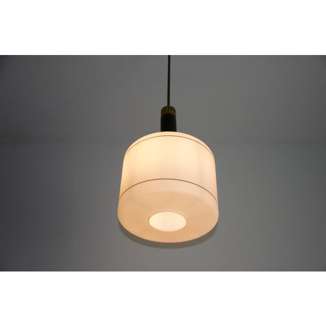 Mid-Century Modern Opal Glass Lamp from Stilnovo, Italy, 1960s For Sale - Image 11 of 12