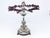 Art Nouveau Bowl on Stand with Flute Vase, 1900s For Sale - Image 4 of 13