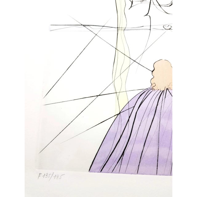 Salvador Dali - The Museum of Genius - Original Signed Engraving 1974 For Sale - Image 3 of 9