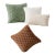 Plush Textured Decorative Throw Pillow With Zipper - 16x16 Inches For Sale