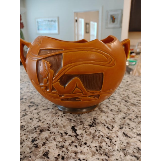 Roseville Pottery 1950s Vintage Roseville Silhouette Nude Pottery For Sale - Image 4 of 5