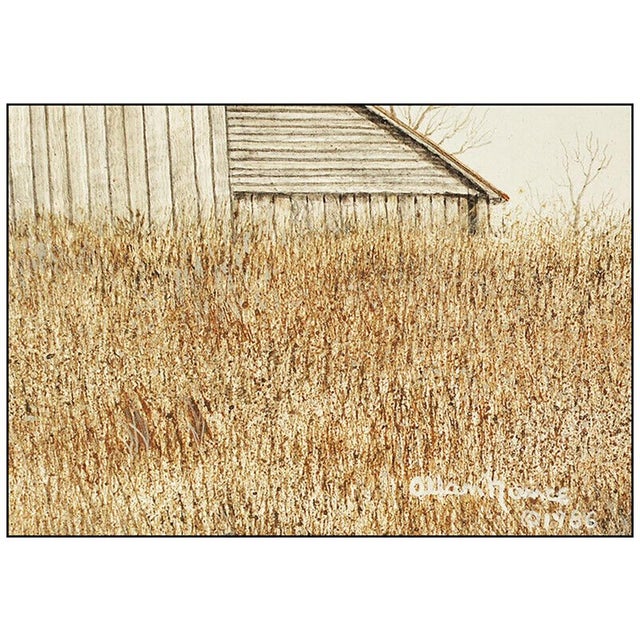 Realism 1980s The Barn in Summer, Allan Nance For Sale - Image 3 of 4