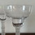 Vintage Satin Glass Water Goblet / Wine Glass / Champagne Glass With Bamboo Stem and Etched Palm Trees, Set of 4 For Sale - Image 4 of 7