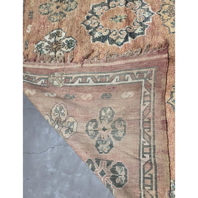 Moroccan Terracotta Wool Rug - 11.7 X 6.2 Ft For Sale In Cleveland - Image 6 of 6