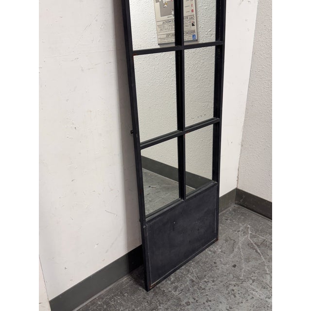 Bid K Home Paned Glass Floor Mirror For Sale In San Francisco - Image 6 of 11