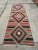 Green Vintage Nomadic Diamond Pattern Green Flatweave Runner Rug For Sale - Image 8 of 8