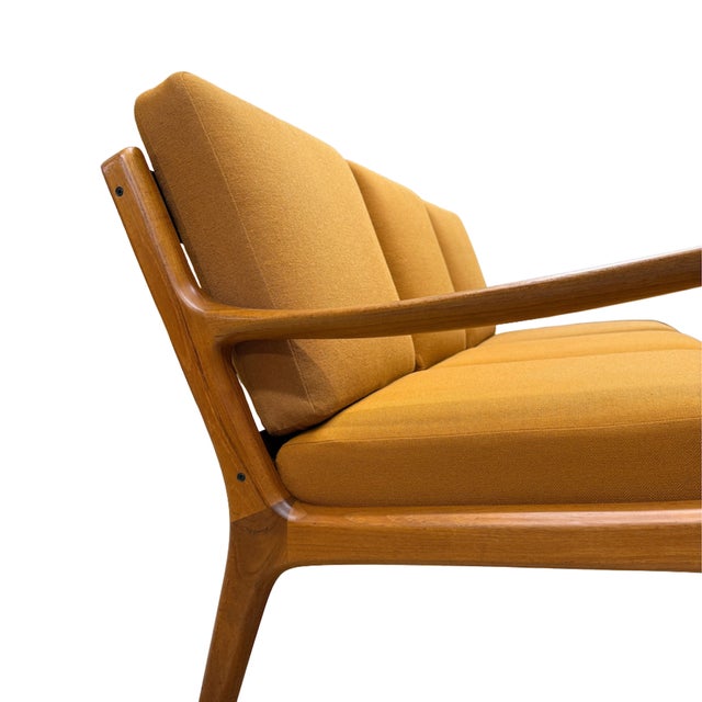 Vintage mid-century Danish modern Model 166 'Senator' sofa designed by Professor Ole Wanscher and manufactured by France &...