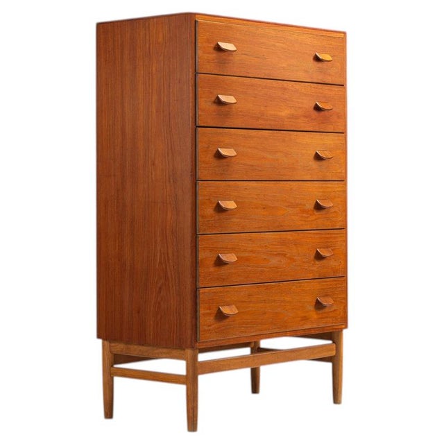 Vintage Model F17 Chest of Drawers in Teak by Poul M. Volther for FDB Møbler, Denmark, 1960 For Sale - Image 16 of 16