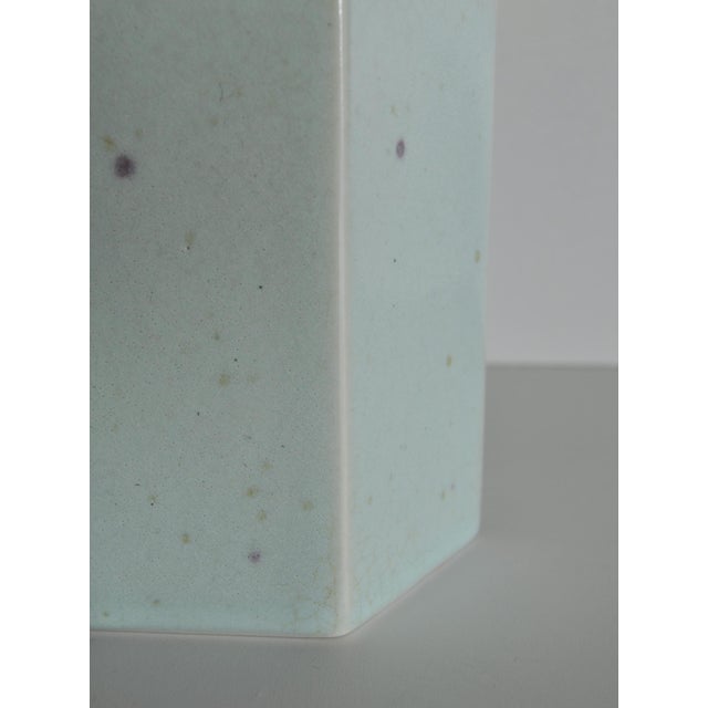 Turquoise Mint Green Celadon Glazed Vase from Eslau, Denmark, 1950s-1960s For Sale - Image 8 of 12