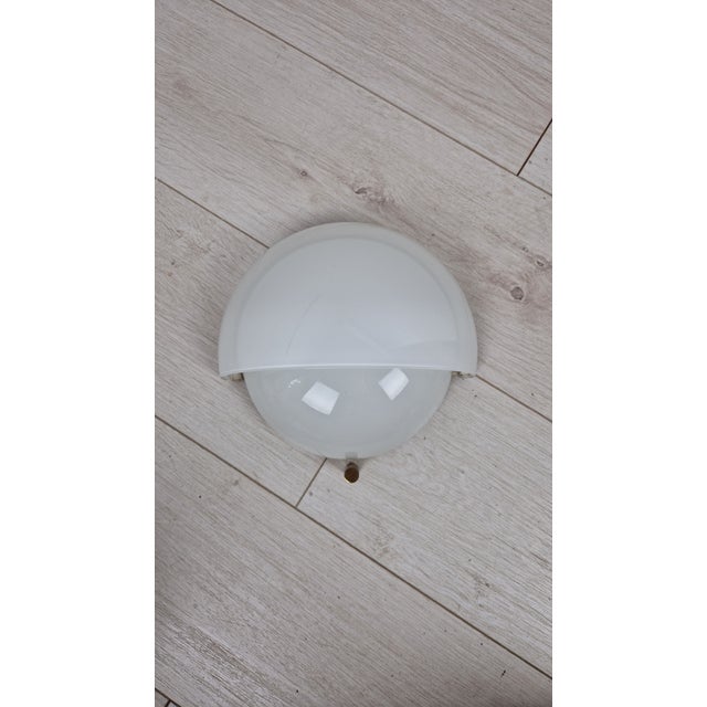 Metal Small Mania Wall Lamp in Glass by Vico Magistretti for Artemide, 1960s For Sale - Image 7 of 12