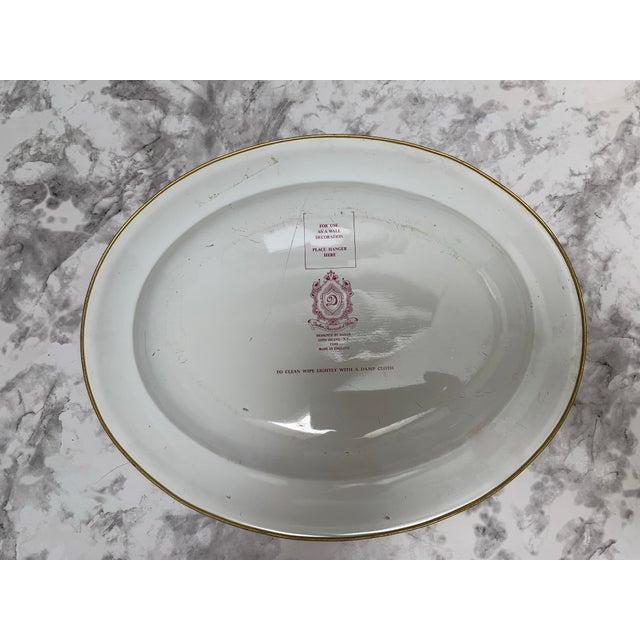 Midcentury Asian Chinoiserie Serving and Decor Tray For Sale - Image 9 of 11