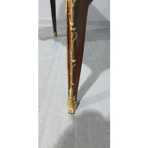 Antique French Kingwood Parquetry Bureau For Sale - Image 9 of 18