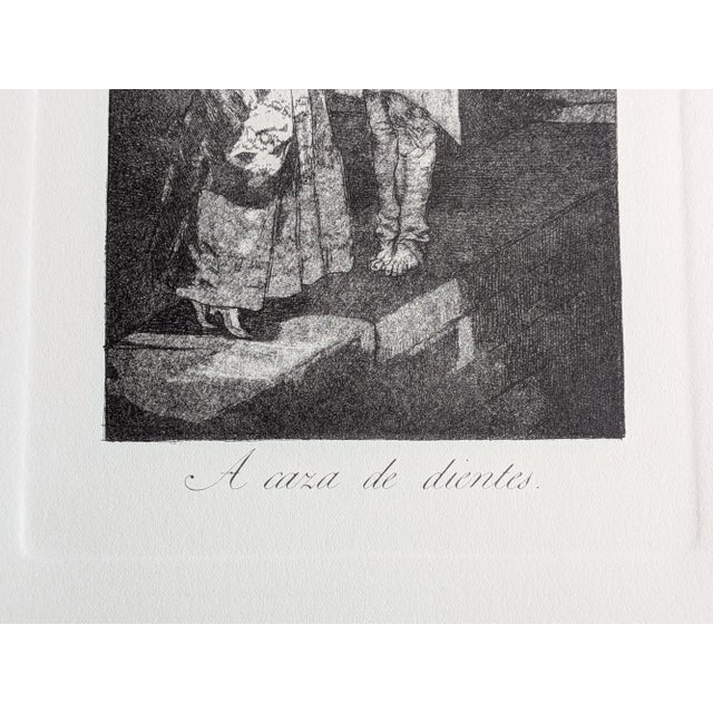 Francisco de GOYA - Fran.co Goya y Lucientes, Pintor - Plate 12 - Los Caprichos, ed. Jean de Bonnot. Plate 1 on Lana pur...