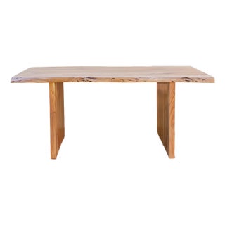 Monolith Natural 72" Live Edge Dining Table For Sale