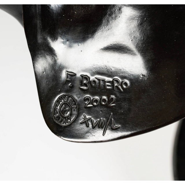 Metal Exceptional Bronze Foundry Edition Ballerina Sculpture After Fernando Botero, Cast at Fonderia Mariani, Italy For Sale - Image 7 of 7