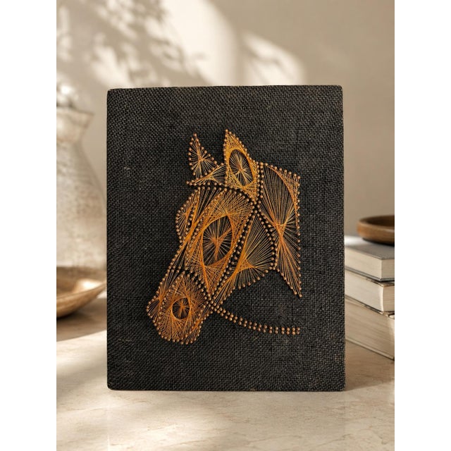 This one-of-a-kind handcrafted geometric wall sculpture showcases exceptional craftsmanship through the use of hand-...