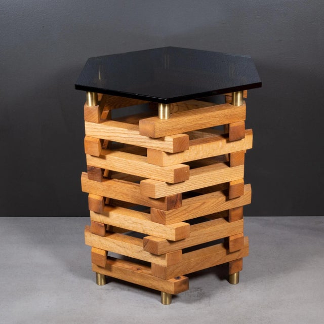 Split Rail Side Table-Like New | Chairish