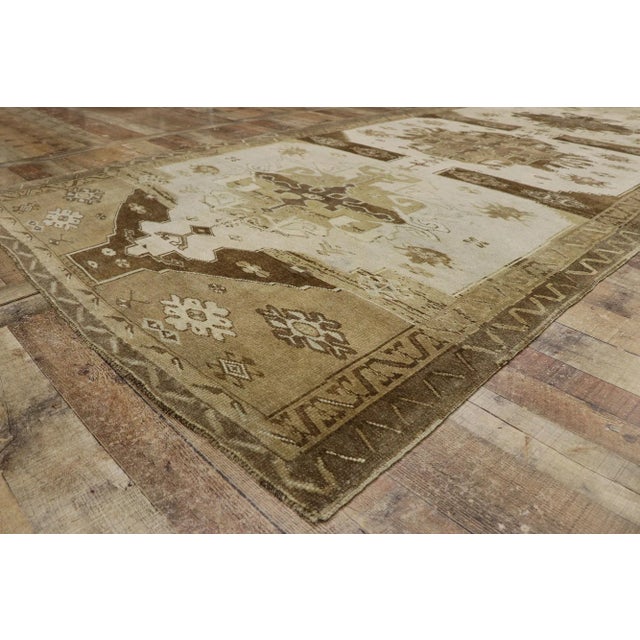 Vintage Turkish Kars Gallery Rug - 05'09 X 12'08 For Sale In Dallas - Image 6 of 9