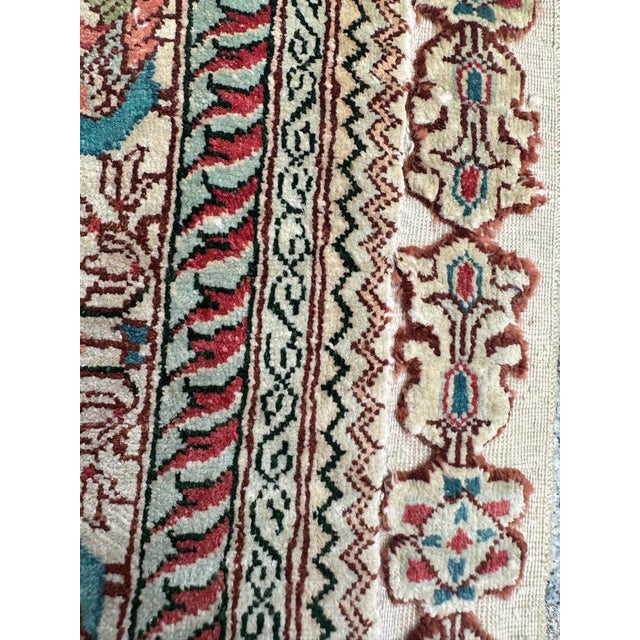 Rug in Fine Silk by Sino Hereke, 1990s For Sale - Image 17 of 18