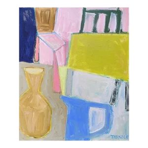 Sarah Trundle, Contemporary Abstract Still Life, "The Comforts of Home"