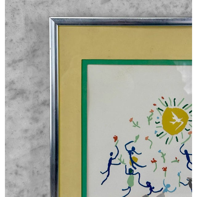 Mid-Century Abstract Picasso Ronde Au Soleil Sun Circle