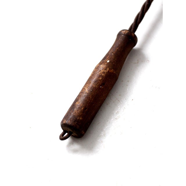Metal Antique Wire Rug Beater For Sale - Image 7 of 8