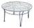 Salterini Mid Century Modern 'Radar' Round Iron Outdoor Coffee Table For Sale