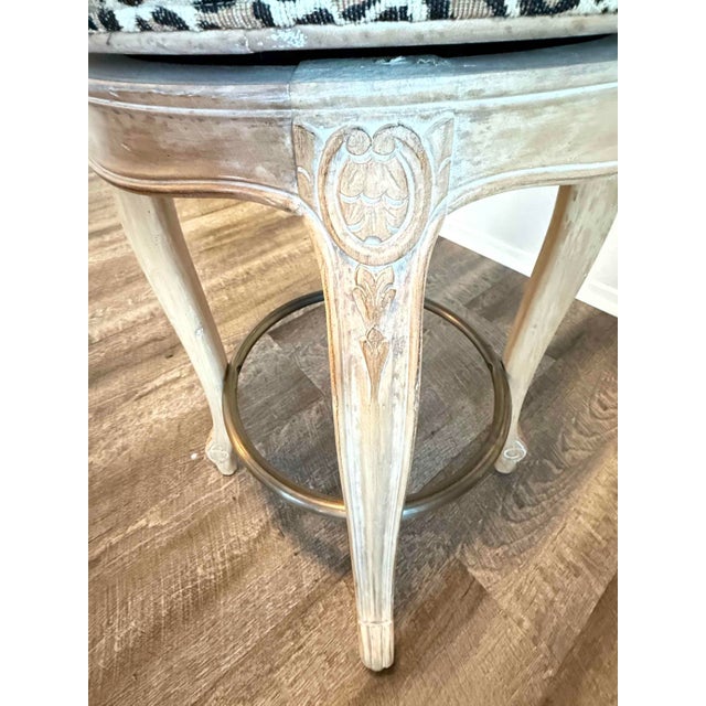 Kreiss Baroque Louis XV–Style Kreiss Collection Barstools – Set of Original Designer Pieces For Sale - Image 4 of 7