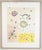 Unknown artist Watercolour, 1971. A poetic abstract composition with cosmic and biomorphic forms rendered in soft pastel...