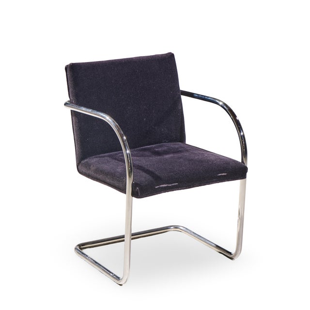 Brueton Brno Mid Century Chrome Dining Chairs - Set of 8 For Sale - Image 10 of 10