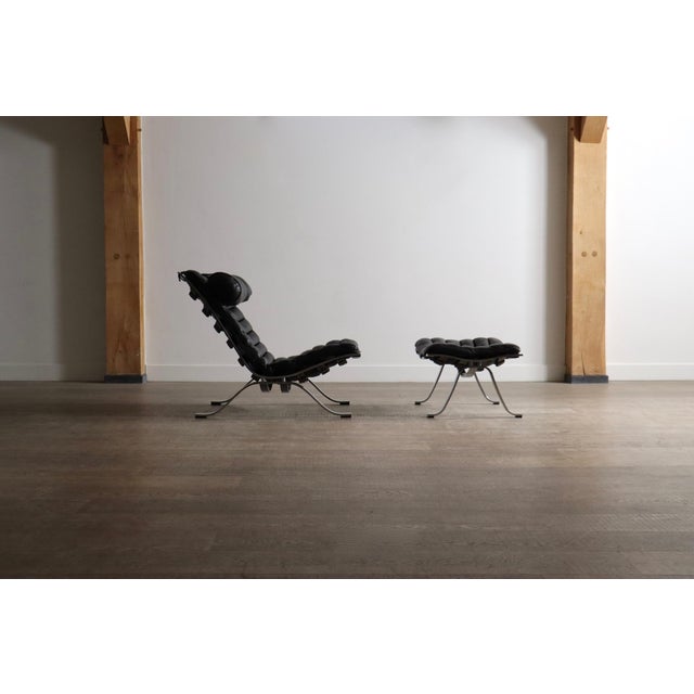 Set of Ari Lounge Chair and Ottoman by Arne Norell for Arne Norell Ab, Sweden, 1966 For Sale - Image 11 of 14