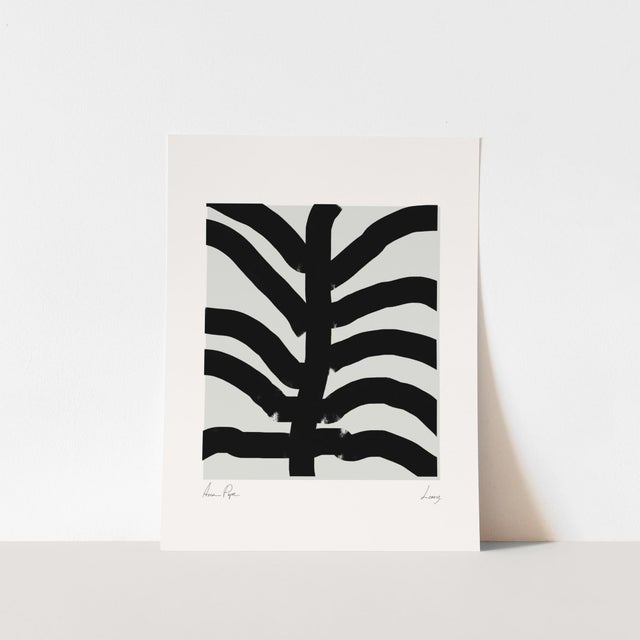 2020s Contemporary Abstract Lines Giclee Print For Sale - Image 5 of 5