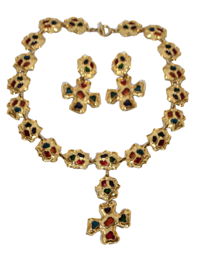 Vintage Necklace Pendant by Edouard Rambaud, 1980s, Set of 3