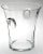 Contemporary Late 20th Century Crystal Ice Bucket with 2 Handles For Sale - Image 3 of 9