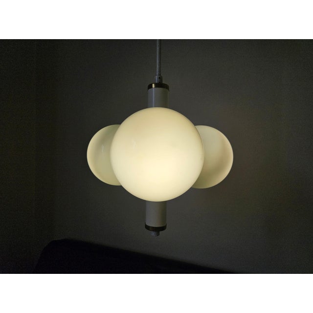 Mid-Century Space Age Sputnik Pendant, Italy, 1970s For Sale - Image 13 of 15