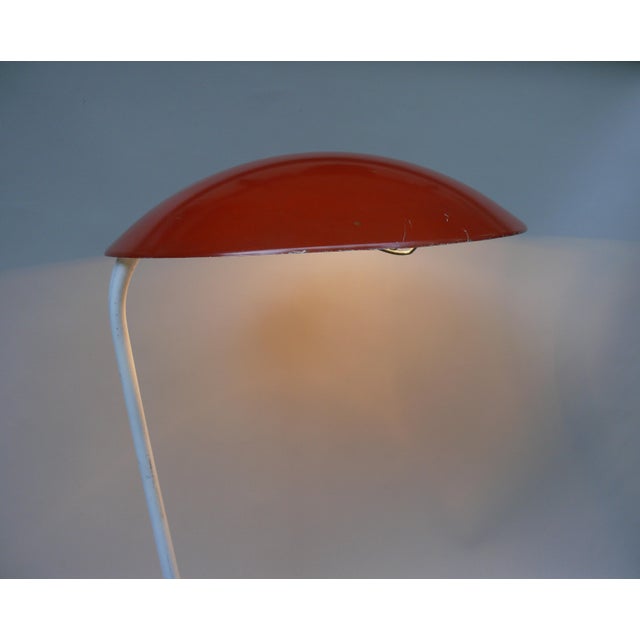1950s Orange and Light Beige Outdoor Mushroom Lamp from Bega, 1950s For Sale - Image 5 of 18