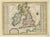 Small Antique Map of England, Wales, Scotland and Ireland with Original Coloring, 1719 For Sale - Image 6 of 6