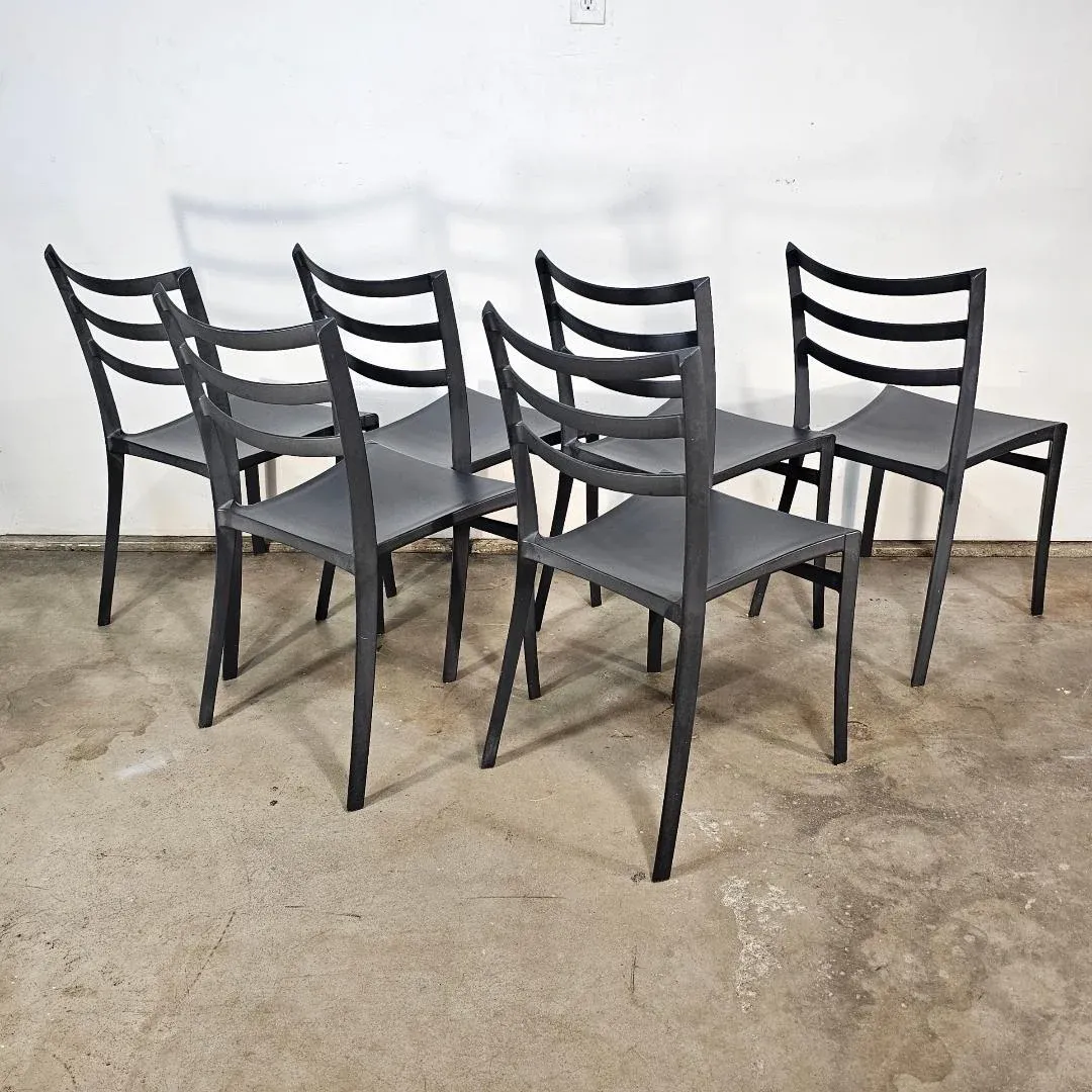 Italian Casprini Sabrina Stackable Chairs by Marcello Ziliani