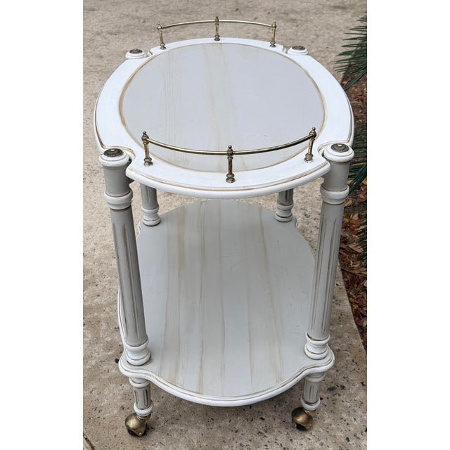 Vintage Gustavian Style Bar Cart For Sale - Image 10 of 10
