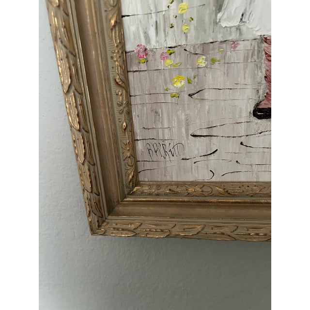 1970s Mildred Barrett Original Signed Oil Paintings, a Pair For Sale In San Francisco - Image 6 of 12
