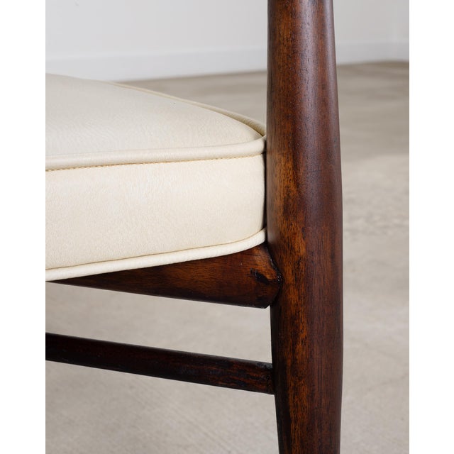 Set of Four T. H. Robsjohn-Gibbings Klismos Dining Armchairs For Sale - Image 10 of 18