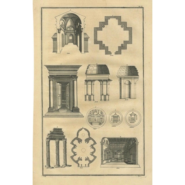 Serlio, Architectural Engraving, 1721, Paper Engraving For Sale - Image 9 of 9