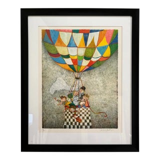1970s Boulanger Original Lithograph Signed & Numbered Voyage De Noces For Sale
